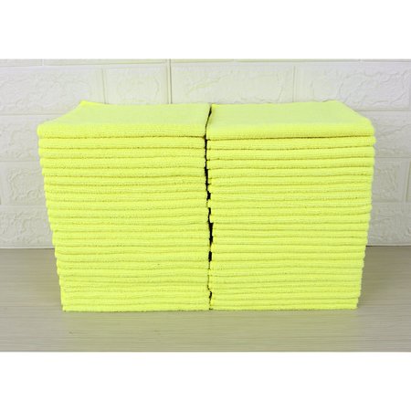DRI BY TRICOL CLEAN Multi-Purpose Cloth,  Yellow, 300 GSM, 16 x 16 in, 48 PK  01-30-01-00-91-30